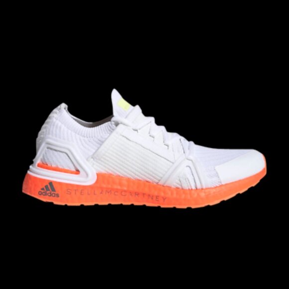 (WMNS) adidas Stella McCartney x UltraBoost 20 'White Solar Orange' Size 5.5 - Picture 1 of 14